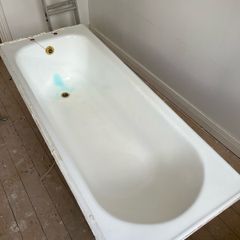 Solid Cast Iron Bath - FREE