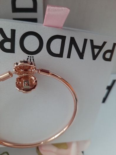 new genuine pandora Rose gold bangle