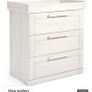 Mamas and Papas cot bed, mattress and drawers Image 4