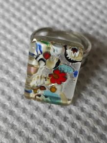 Murano glass ring