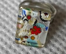 Murano glass ring