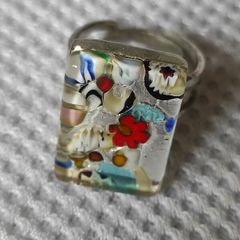 Murano glass ring