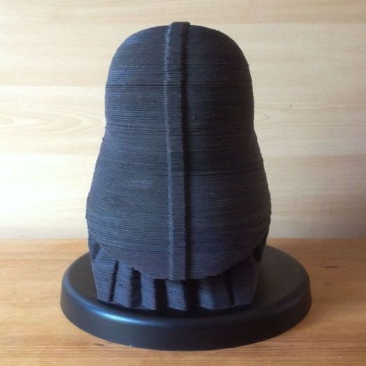 Star Wars Darth Vader 3D card sculpture