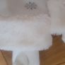 Tahari Knitted Dress with Faux Fur Trim &Matching Tights with Leg Warmers Age 12 Months Image 9