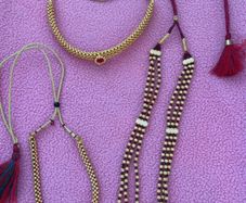Exquisite Gold tone Traditional Necklace Set