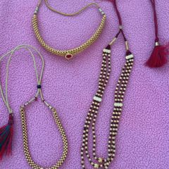 Exquisite Gold tone Traditional Necklace Set