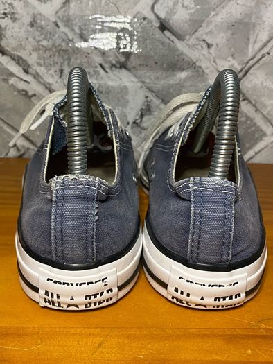 Converse All Star Ladies Navy Canvas Lo Top Trainers UK4 EUR36.5