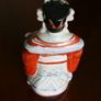 Vintage Asian Man Porcelain Figurine  Hand Painted Image 10