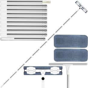 Brand New Telescopic Window Squeegee 2-in-1 Pole 388cm.