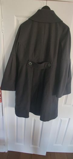 Fuchs Schmitt Grey Women's Coat, Size 16, 80% virgin wool