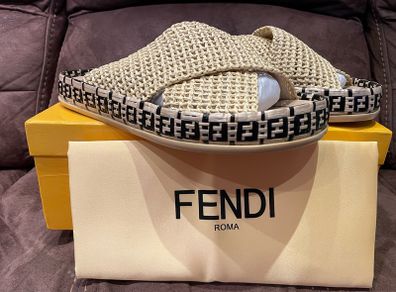Fendi Sandals Nero+multicolor