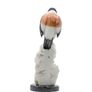 Handcrafted Goldfinch Sculpture: Calcite & Dolomite Bird Figurine Image 6