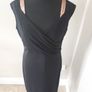 Brand new Esprit black wrap effect dress Image 5