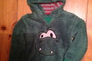 Age 2-3 Super Soft Bright Green Hooded Top