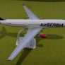 Air Serbia 1:200 scale model airplane, Airbus A330 aircraft, made by Daron, NEW Image 2