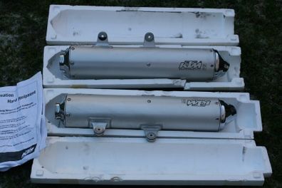 Ktm Lc4 660/640/625 Exhaust Silencer Cans Supermoto