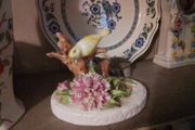 China Bird on a Tree Stump