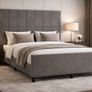 Velvet Bed Frame with Adjustable Headboard Image 10