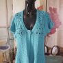 Per Una Turquoise Crochet Cardigan ,UK 16 , Mint Condition, AV Image 9