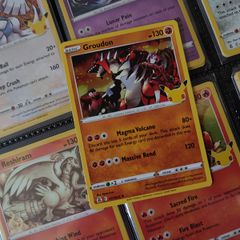 Groudon ! Holo Rare ! 25th Anniversary ! from Celebrations Set ! 2021 ! Pokemon Card !
