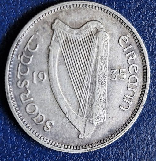 Ireland 1935 Silver Shilling coin