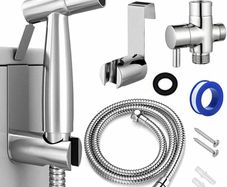 Toilet Bidet Shower Head Spray Douche Kit Hygienic Muslim Hose Handheld