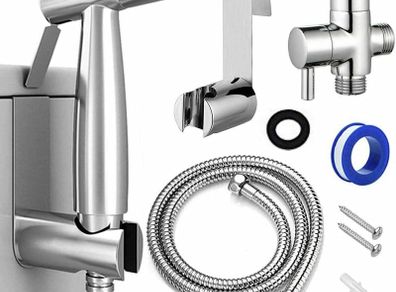 Toilet Bidet Shower Head Spray Douche Kit Hygienic Muslim Hose Handheld