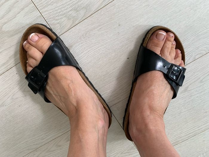 Birkenstock Black Patent Madrid mules