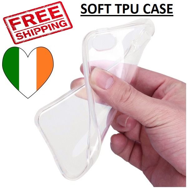Clear Silicone iPhone Back Case  6/6S/XR/X/XS/XSMax/7/6SP