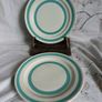 Carrigaline pottery striped plates, Carrigaline Dinner plates Image 5