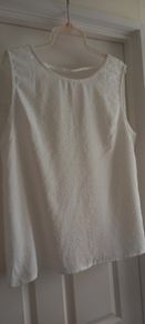 Cream summer top