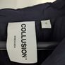 Navy blouse oversized woman shirt Image 3