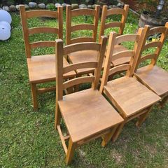 solid wood dining chairs
