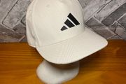 Adidas Three Stripe Life Off-White Baseball Cap Hat One Size Fits Most
