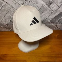 Adidas Three Stripe Life Off-White Baseball Cap Hat One Size Fits Most