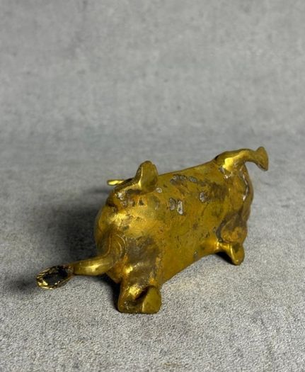 2 Chinese Dragons - Gilt Bronze