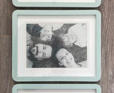BRAND NEW Duck Egg Blue Curved Frames - Set of 3