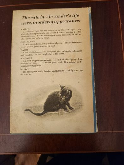My Five Tigers. The Cats In My Life. By Lloyd Alexander. First Edition 1956.  Hardback With Dustjacket In Good Condition. 37.