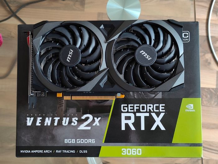 MSI RTX 3060 8GB Ventus 2X Graphics Card Like New
