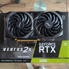MSI RTX 3060 8GB Ventus 2X Graphics Card Like New