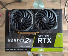 MSI RTX 3060 8GB Ventus 2X Graphics Card Like New