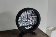 Dublin City 3D Model Map Trinity College OConnell Street Ireland Irish Giftart