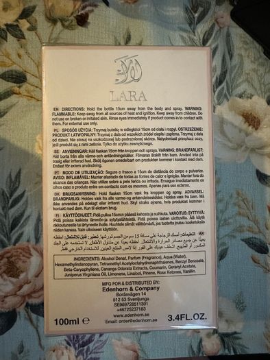 Lara Parfume brand new