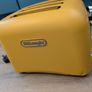 Mustard yellow 4 slice toaster and bread bin Image 5