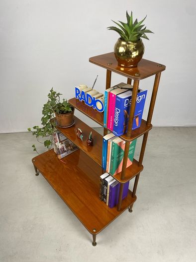 Mid Century Open Shelved Bookcase