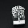 Vintage 1970s 4.1ct Diamond Cluster Ring Image 2
