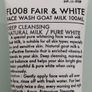 Face Wash Goat Milk - New - Sealed Image 3