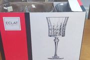 6 Wine glasses Crystal lady Diamond