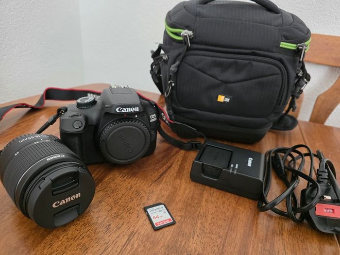 Canon EOS 4000D DSLR 18-55mm Lens with Bag and Accessories