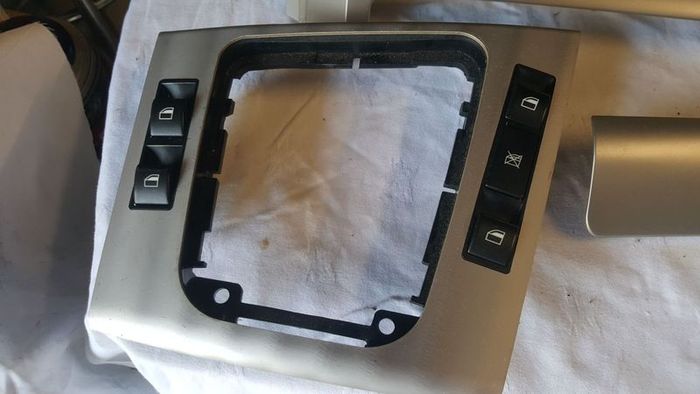 E46 bmw silver interior trim + gear surround trim